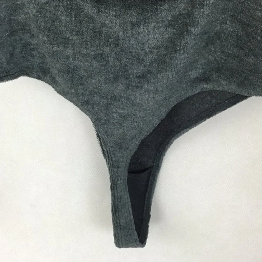 NWT URBAN OUTFITTERS Green Velvet Bodysuit - Picture 8 of 11